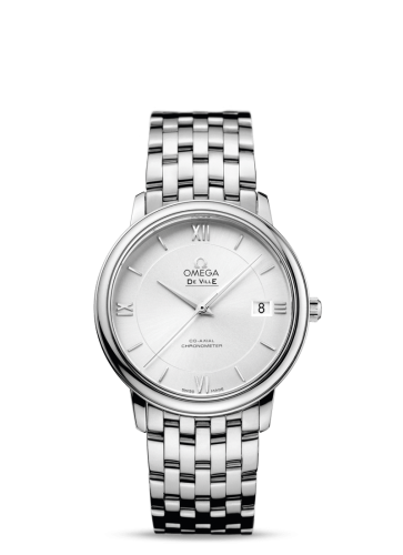 Omega De Ville Prestige Co-Axial 36.8 Stainless Steel / Silver / Bracelet